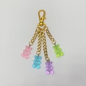 Gummy Bear Keychain 🩷💙💜💚